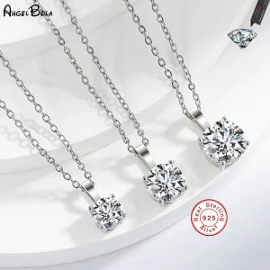 Moissanite Pendant Necklace