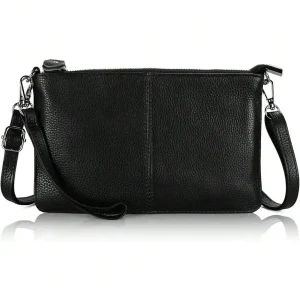 Leather Wristlet Clutch